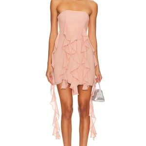 NBD Denali Mini Dress in Blush Pink